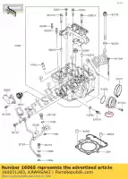 160651283, Kawasaki, houder-carburateur klx250-e1 kawasaki  d klx 125 250 300 1993 1994 1997 1998 1999 2000 2001 2002 2003 2017 2018 2019 2020 2021, Nieuw