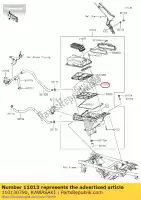 110130790, Kawasaki, 01 elemento-filtro aria kawasaki  230 2020 2021, Nuovo