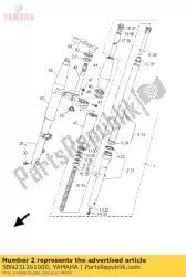 Here you can order the tube, outer (left) from Yamaha, with part number 5BN231261000: