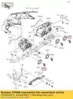 920690055, Kawasaki, bombilla, 12v 65w, h9 zx1400cbf kawasaki  vn zx zzr 600 1000 1400 2000 2004 2005 2006 2007 2008 2009 2010 2011 2012 2013 2014 2015 2016 2017 2018 2019 2020 2021, Nuevo