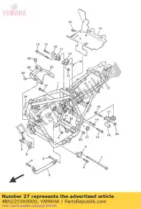 yamaha 4BH2219X0000 pokrywa - Dół