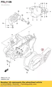 suzuki 1135103B00 dekking magneto - Onderkant