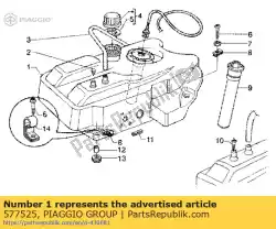 Aquí puede pedir tanque de Piaggio Group , con el número de pieza 577525: