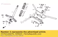 33742166670, Honda, rester, fr, réflecteur honda xr  r xr80r 80 , Nouveau