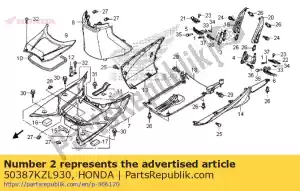 Honda 50387KZL930 cushion c, battery - Bottom side