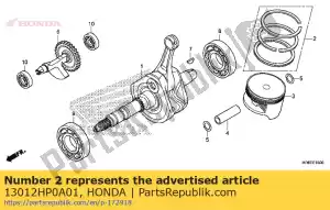 honda 13012HP0A01 ring set, piston(0.50) - Bottom side