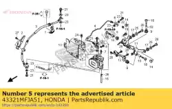 Qui puoi ordinare nessuna descrizione disponibile al momento da Honda , con numero parte 43321MFJA51: