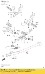 Aqui você pode pedir o comp, suporte em Suzuki , com o número da peça 4231029F10: