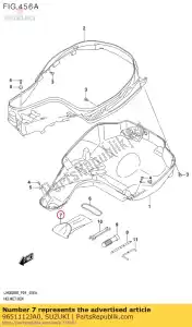 Suzuki 9651112JA0 tas, gereedschap - Onderkant