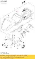 3571306J00, Suzuki, gomma da cancellare suzuki vl1500bt intruder vl1500t vl1500b 1500 , Nuovo