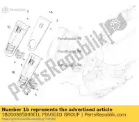 1B000885000EU, Piaggio Group, steuerrohrcover vespa vespa gts zapm45200, zapm45202 zapm45300, zapm45301 zapm459l, zapma39l 125 300 2014 2016 2017 2018, Nuovo