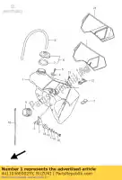 4411036E0025Y, Suzuki, composition de réservoir, carburant suzuki rm 125 1998 1999 2000, Nouveau