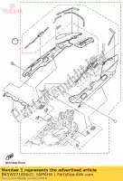 BK5W071800UJ, Yamaha, Cubierta de cola yamaha  fjr 1300 2016 2017 2018 2019 2020 2021, Nuevo