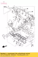 5VY137500100, Yamaha, conjunto do corpo do acelerador yamaha yzf r 1000 2004 2005, Novo