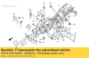 Honda 50141MZ5000 plate,rr low eng - Bottom side