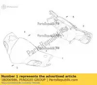 1B006986, Piaggio Group, front handlebar unfinished cover aprilia piaggio met0001a met0001aa met0001aawh, metm9100 met0001bav met0003ba1 metca4100 metca4101 metca4101, metca4102 metm918e, met0001a 50 125 150 2018 2019 2020 2021 2022, New