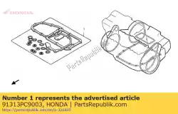 Qui puoi ordinare o-ring, 9x2. 3 (nok) da Honda , con numero parte 91313PC9003: