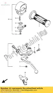 suzuki 3757345110 arruela sufocante - Lado inferior