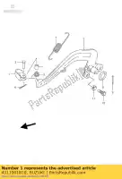 4311001B10, Suzuki, pedal, freno suzuki rm  rm80 80 , Nuevo