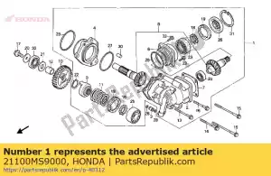 Honda 21100MS9000 case assy side ge - Onderkant