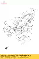 BC6F173100P1, Yamaha, couvercle côté 3 dpbm13 yamaha  mt 660 700 900 2016 2017, Nouveau