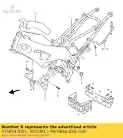 4358547D01, Suzuki, gorra suzuki rf 600 900 1993 1994 1995 1996 1997 1998, Nuevo