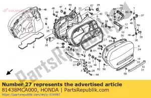 Honda 81438MCA000 washer, hinge setting - Bottom side