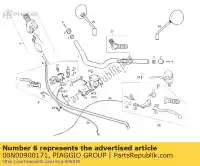 00N00900171, Piaggio Group, scto.cable apertura gas gp130 derbi mulhacen 659 2006 2008, Nouveau