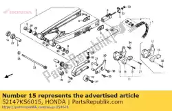 Ici, vous pouvez commander le pas de description disponible pour le moment auprès de Honda , avec le numéro de pièce 52147KS6015: