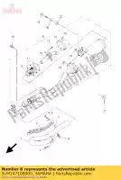 5UM147108000, Yamaha, uitlaatdemper 1 yamaha wr 250 2005 2006, Nieuw