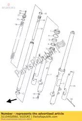 Qui puoi ordinare damper assy, ?? L da Suzuki , con numero parte 5110402B60: