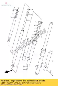 Suzuki 5110402B60 damper assy, ??l - Il fondo