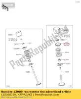 120090019, Kawasaki, borgklep veer, in zx600 kawasaki  zx 600 636 2009 2010 2011 2012 2013 2014 2015 2016 2017 2018 2019 2021, Nieuw