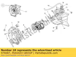 Here you can order the cooling pipes from Piaggio Group, with part number 976687: