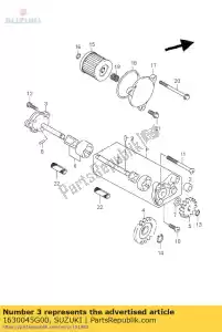 suzuki 1630045G00 conjunto da bomba, t / m o - Lado inferior