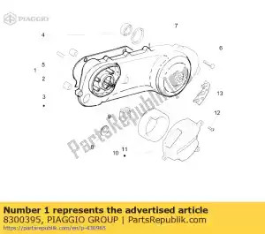 Piaggio Group 8300395 couvercle de transmission - La partie au fond