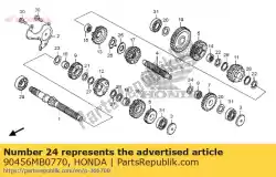 Aqui você pode pedir o arruela, impulso, 20x0,90 em Honda , com o número da peça 90456MB0770: