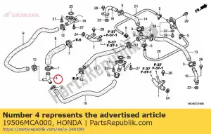 honda 19506MCA000 junta, três vias - Lado inferior