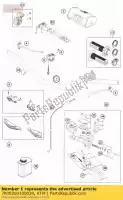 7900200100030, KTM, kierownica d = 28mm ktm  sx xc 125 150 250 300 350 450 2015 2016 2017 2018 2019 2020 2021, Nowy