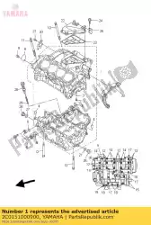 Aquí puede pedir conjunto del cárter de Yamaha , con el número de pieza 2C0151000900: