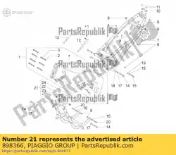 Here you can order the cradle from Piaggio Group, with part number 898366: