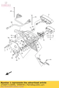 yamaha 27D847110000 podstawa, tylne ?wiat?o - Dół