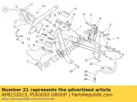 AP8152013, Piaggio Group, Vite a testa esagonale m10x105 aprilia moto-guzzi  af1 as125r mgs pegaso rs rst rsv rsv tuono tuareg 125 250 350 650 1000 1200 1985 1986 1987 1988 1989 1990 1991 1995 1996 1997 1998 1999 2000 2001 2002 2003 2004 2005, Nuovo