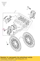 T2020326, Triumph, Pad pin set, remklauw, voorzijde triumph daytona 675 up to vin 381274 speed triple speed triple 210445 > 461331 street triple r street triple r from vin 560477 street triple r to vin 560476 tiger 1050 tiger sport 675 1050 1215 2005 2006 2007 2008 2009 2010 2011 2012 2013 2014 2015 201, Nieuw