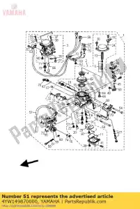 yamaha 4YW149870000 w?? gumowy - Dół