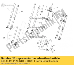 Aprilia B044449, P?yta steruj?ca, OEM: Aprilia B044449