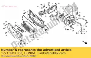 honda 17213MCT000 afdichting, luchtkamer - Onderkant