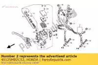 45125MBZC52, Honda, comp. de manguera, fr. freno honda cb hornet f cbr  rr cbf n s na sa cb600f 600 , Nuevo