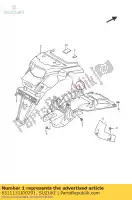 6311131J00291, Suzuki, corpo, rr fender suzuki dl vstrom a dl1000a v strom 1000 , Novo