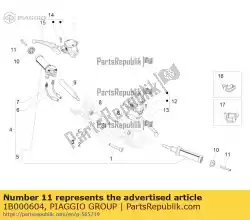 Qui puoi ordinare vite da Piaggio Group , con numero parte 1B000604: